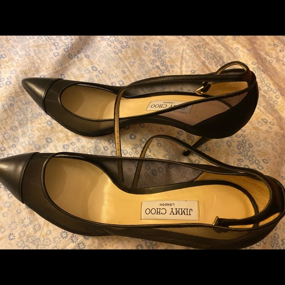 Jimmy Choo Shoes - Jimmy Choo Cap-Toe Mesh pumps